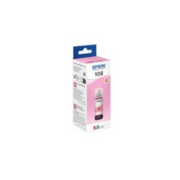 Epson Epson 108 EcoTank Pigment Light Magenta ink bottle
