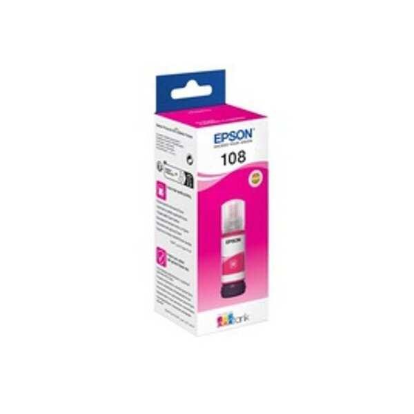 Epson Epson 108 EcoTank Pigment Magenta ink bottle