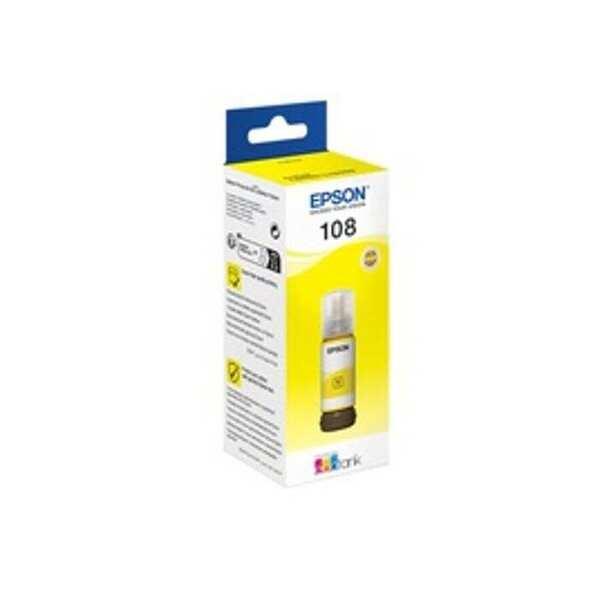 Epson Epson 108 EcoTank Pigment Yellow ink bottle