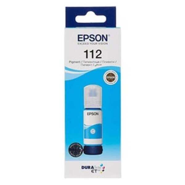 Epson Epson 112 EcoTank Pigment Cyan ink bottle
