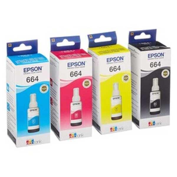 Epson EPSON Original Refill Ink Set (T6641 T6642 T6643 …