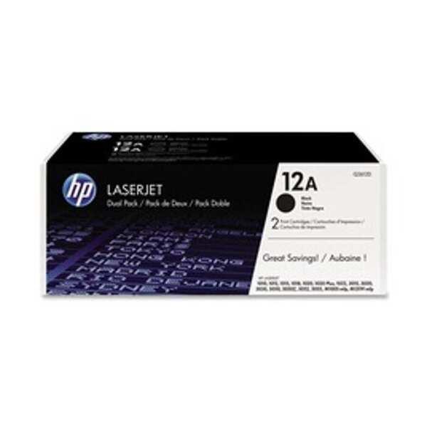 HP HP 12A (Q2612D) Black Original LaserJet Toner Cartridges