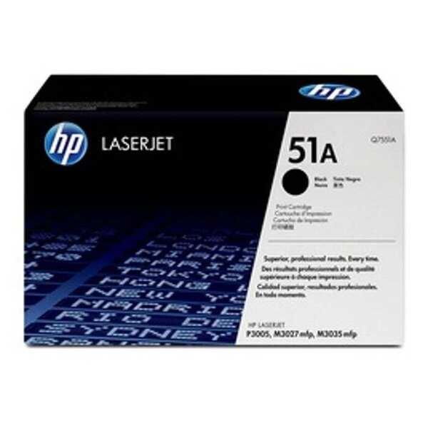 HP HP 51A (Q7551A) Black Original LaserJet Toner Cartridge