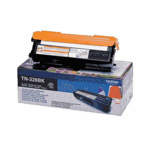Brother TN 328 Black Brother Original Toner Cartridge(TN328BK)
