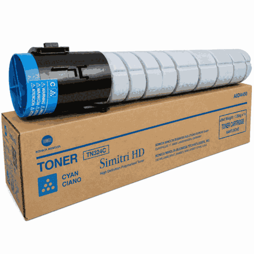 Konica Minolta Konica Minolta TN-324C (TN324) Cyan Toner Cartridge